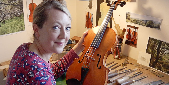 Elspeth Rowe - violin maker
